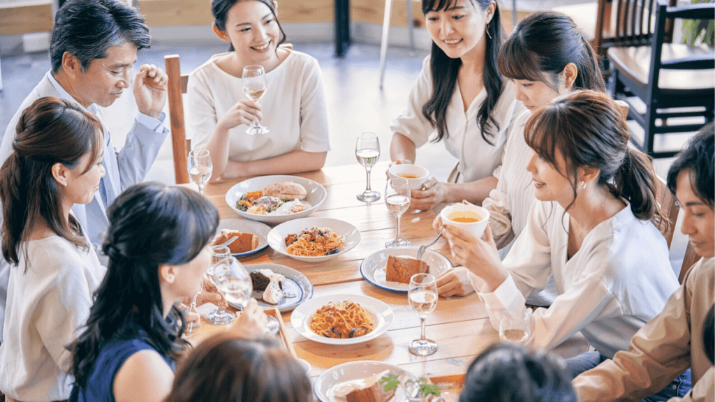 投資仲間との会食