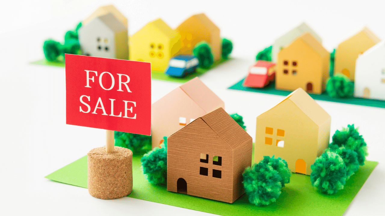 売出し物件の模型